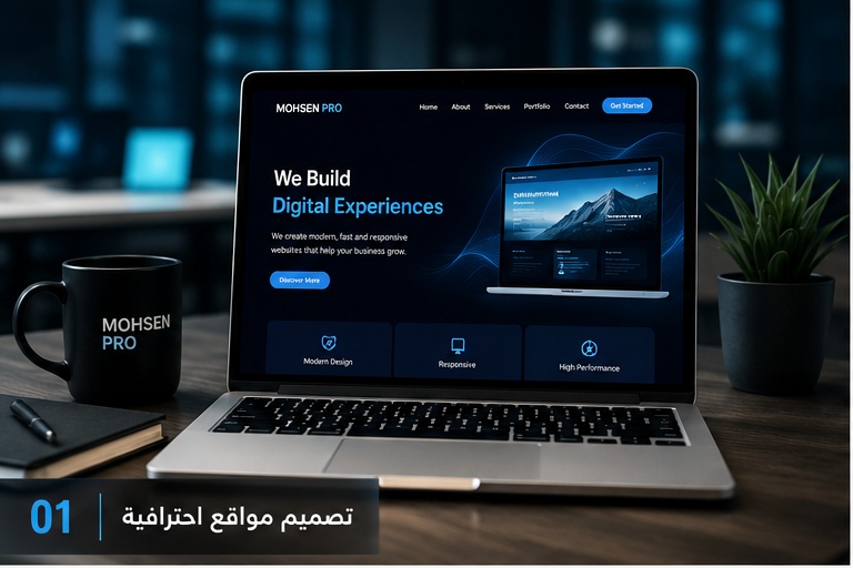 مشروع موقع شركة