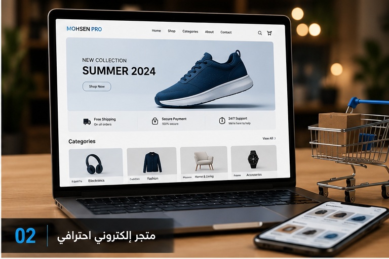 مشروع متجر إلكتروني